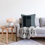 Soyut Tarzda Onedraw Çizimli Dijital Baskılı Dekoratif Raşel Kadife Yastık Kırlent Kılıfı Realhomes