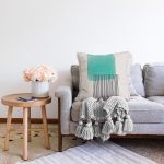 Soyut Tarzda Onedraw Çizimli Dijital Baskılı Dekoratif Raşel Kadife Yastık Kırlent Kılıfı Realhomes