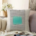 - Sonil-K10280-Gorsel - Realhomes  Soyut Tarzda Onedraw Çizimli Dijital Baskılı Dekoratif Raşel Kadife Yastık Kırlent Kılıfı Realhomes