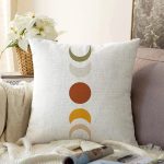 Ay'ın Dönüşümleri Özel Tasarım Dijital Baskılı Dekoratif Raşel Kadife Yastık Kırlent Kılıfı Realhomes