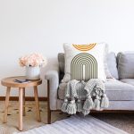 Retro Özel Tasarım Dijital Baskılı Modern Raşel Kadife Yastık Kırlent Kılıfı Realhomes