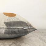 Soyut Tarzda Onedraw Çizimli Dijital Baskılı Dekoratif Raşel Kadife Yastık Kırlent Kılıfı Realhomes