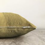 - Sonil-K10295-Gorsel-2 - Realhomes  Soyut Tarzda Onedraw Çizimli Dijital Baskılı Modern Şönil Yastık Kırlent Kılıfı Realhomes