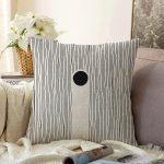 - Sonil-K10309-Gorsel - Realhomes  Soyut Tarzda Onedraw Çizimli Dijital Baskılı Modern Raşel Kadife Yastık Kırlent Kılıfı Realhomes