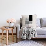 Soyut Tarzda Onedraw Çizimli Dijital Baskılı Dekoratif Raşel Kadife Yastık Kırlent Kılıfı Realhomes