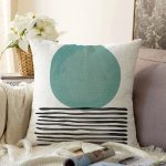 - Sonil-K10316-Gorsel - Realhomes  Soyut Tarzda Onedraw Çizimli Dijital Baskılı Dekoratif Raşel Kadife Yastık Kırlent Kılıfı Realhomes