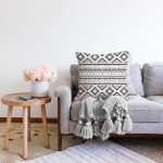 İskandinav Desenli Etnik Tasarımlı Dijital Baskılı Modern Raşel Kadife Yastık Kırlent Kılıfı Realhomes