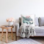 - Sonil-K10358-Gorsel-1 - Realhomes  Christmas Temalı Araba Tasarımlı Dijital Baskılı Dekoratif Raşel Kadife Yastık Kırlent Kılıfı Realhomes