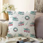 - Sonil-K10360-Gorsel - Realhomes Christmas Temalı Araba Tasarımlı Dijital Baskılı Dekoratif Raşel Kadife Yastık Kırlent Kılıfı Realhomes