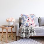 - Sonil-K10361-Gorsel-1 - Realhomes Renkli Kelebek Motifli Dijital Baskılı Modern Raşel Kadife Yastık Kırlent Kılıfı Realhomes