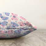 - Sonil-K10361-Gorsel-2 - Realhomes Renkli Kelebek Motifli Dijital Baskılı Modern Raşel Kadife Yastık Kırlent Kılıfı Realhomes