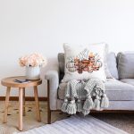 - Sonil-K10390-Gorsel-1 - Realhomes  Özel Tasarım Kabak & Mum Temalı Dijital Baskılı Dekoratif Raşel Kadife Yastık Kırlent Kılıfı Realhomes