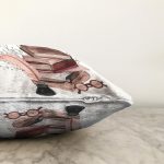 - Sonil-K10399-Gorsel-2 - Realhomes  Retro Defter & Tüylü Kalem Tasarımlı Dijital Baskılı Modern Raşel Kadife Yastık Kırlent Kılıfı Realhomes