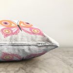 - Sonil-K10400-Gorsel-2 - Realhomes  Pembe Kelebek Tasarımlı Dijital Baskılı Dekoratif Raşel Kadife Yastık Kırlent Kılıfı Realhomes