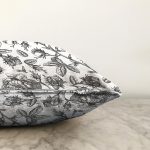 - Sonil-K10425-Gorsel-2 - Realhomes  Karakalem Çiçek Desenli Dijital Baskılı Modern Raşel Kadife Yastık Kırlent Kılıfı Realhomes