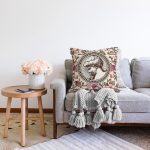 - Sonil-K10426-Gorsel-1 - Realhomes Renkli Çiçek Portre Motifli Dijital Baskılı Dekoratif Raşel Kadife Yastık Kırlent Kılıfı Realhomes