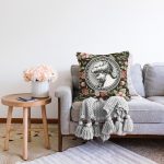 - Sonil-K10428-Gorsel-1 - Realhomes Renkli Gül & Portre Motifli Dijital Baskılı Dekoratif Raşel Kadife Yastık Kırlent Kılıfı Realhomes