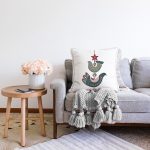 - Sonil-K10432-Gorsel-1 - Realhomes  Kuş Süsü Tasarımlı Dijital Baskılı Dekoratif Şönil Yastık Kırlent Kılıfı Realhomes