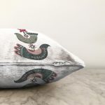 - Sonil-K10432-Gorsel-2 - Realhomes  Kuş Süsü Tasarımlı Dijital Baskılı Dekoratif Şönil Yastık Kırlent Kılıfı Realhomes