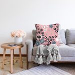 - Sonil-K10436-Gorsel-1 - Realhomes Özel Tasarım Çiçek Yaprakları Dijital Baskılı Dekoratif Raşel Kadife Yastık Kırlent Kılıfı Realhomes