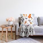 - Sonil-K1045-Gorsel-1 - Realhomes  Realhomes Sevimli Hayvanlar Çizimli Özel Tasarım Dijital Baskılı Modern Raşel Kadife Yastık Kırlent Kılıfı Realhomes