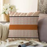 - Sonil-K10454-Gorsel - Realhomes  Krem Zemin Etnik Tasarımlı Dijital Baskılı Dekoratif Raşel Kadife Yastık Kırlent Kılıfı Realhomes