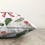 - Sonil-K10456-Gorsel-2 - Realhomes  Beyaz Zemin Kurdele Üzüm Tasarımlı Dijital Baskılı Dekoratif Raşel Kadife Yastık Kırlent Kılıfı Realhomes