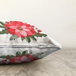 - Sonil-K10457-Gorsel-2 - Realhomes Beyaz Zemin Gül Tasarımlı Dijital Baskılı Modern Şönil Yastık Kırlent Kılıfı Realhomes