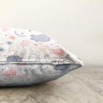 - star2 - Realhomes  Realhomes Ay ve Bulut Tasarımlı Dijital Baskılı Modern Raşel Kadife Yastık Kırlent Kılıfı Realhomes