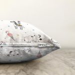 - decorative safari illustration - Realhomes  Realhomes Sevimli Hayvan Çizimli Özel Tasarım Dijital Baskılı Modern Raşel Kadife Yastık Kırlent Kılıfı Realhomes