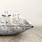 - pattern - Realhomes Realhomes Sevimli Hayvanlar Çizimli Özel Tasarım Dijital Baskılı Modern Raşel Kadife Yastık Kırlent Kılıfı Realhomes