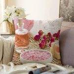 Masada Güller Dijital Baskılı Dekoratif Modern Raşel Kadife Yastık Kırlent Kılıfı Realhomes