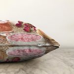 Masada Güller Dijital Baskılı Dekoratif Modern Raşel Kadife Yastık Kırlent Kılıfı Realhomes