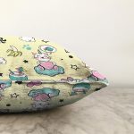 Realhomes Kalpli Kedi Motifli Özel Tasarım Dijital Baskılı Modern Raşel Kadife Yastık Kırlent Kılıfı Realhomes