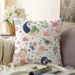 - Sonil-K1111-Gorsel - Realhomes Realhomes Deniz Kızı Tasarımlı Dijital Baskılı Modern Raşel Kadife Yastık Kırlent Kılıfı Realhomes