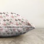 - Sonil-K1112-Gorsel-2 - Realhomes  Realhomes Yavru Penguenler Çizimli Özel Tasarım Dijital Baskılı Modern Raşel Kadife Yastık Kırlent Kılıfı Realhomes