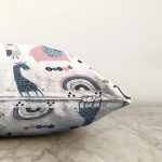 - Печать - Realhomes Realhomes Sevimli Hayvanlar Motifli Özel Tasarım Dijital Baskılı Modern Şönil Yastık Kırlent Kılıfı Realhomes