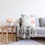 Sevimli Yıldızlar Ve Bulut Desenli Dijital Baskılı Özel Tasarım Modern Raşel Kadife Yastık Kırlent Kılıfı Realhomes