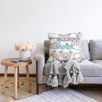 - Merry Christmas 2018 - Realhomes  Uyuyan Koyunlar Sevimli Tasarım Dijital Baskılı Özel Tasarım Modern Raşel Kadife Yastık Kırlent Kılıfı Realhomes