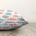 Rengarenk Bulut Tasarımlı Dijital Baskılı Özel Tasarım Modern Raşel Kadife Yastık Kırlent Kılıfı Realhomes