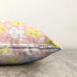 - Печать - Realhomes Gülümseyen Yıldız Motifli Dijital Baskılı Özel Tasarım Modern Raşel Kadife Yastık Kırlent Kılıfı Realhomes