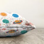 - Mobile - Realhomes Gezegen Temalı Dijital Baskılı Özel Tasarım Modern Raşel Kadife Yastık Kırlent Kılıfı Realhomes