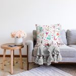 - Печать - Realhomes  Sirkte Sevimli Hayvanlar Desenli Dijital Baskılı Özel Tasarım Modern Raşel Kadife Yastık Kırlent Kılıfı Realhomes