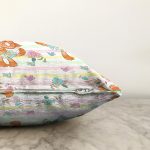 Dans Eden Kedi Desenli Dijital Baskılı Özel Tasarım Modern Raşel Kadife Yastık Kırlent Kılıfı Realhomes