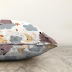 Uyku Temalı Koyunlar Dijital Baskılı Özel Tasarım Modern Raşel Kadife Yastık Kırlent Kılıfı Realhomes