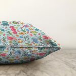 - Print - Realhomes  Deniz Hayvanları Temalı Dijital Baskılı Özel Tasarım Modern Raşel Kadife Yastık Kırlent Kılıfı Realhomes