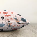 - Print - Realhomes  Orman Hayvanları Motifli Dijital Baskılı Özel Tasarım Modern Raşel Kadife Yastık Kırlent Kılıfı Realhomes