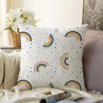 - 49 Pattern 2100px Shutterstock - Realhomes Puanlı Zeminde Gökkuşağı Motifli Dijital Baskılı Özel Tasarım Modern Raşel Kadife Yastık Kırlent Kılıfı Realhomes