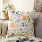 - Sonil-K1287-Gorsel - Realhomes Rengarenk Çiçek Desenli Dijital Baskılı Özel Tasarım Modern Raşel Kadife Yastık Kırlent Kılıfı Realhomes
