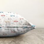 - Mobile - Realhomes  Rengarenk Araba Ve Bisiklet Motifli Dijital Baskılı Özel Tasarım Modern Raşel Kadife Yastık Kırlent Kılıfı Realhomes